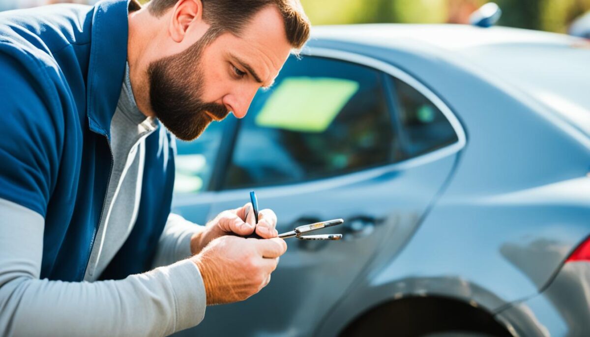 exterior inspection of car before auction